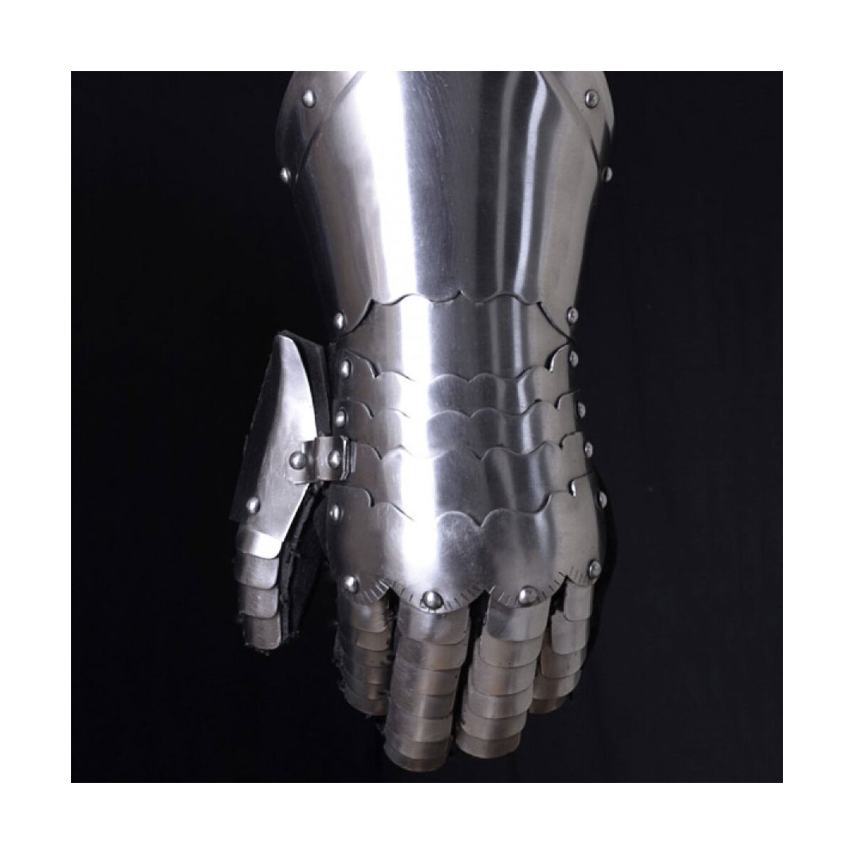 1 Pair Plate Gloves / Gauntlets,1,3 mm steel