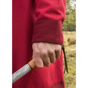 Klappenrock Bjorn, Wikinger Mantel aus Baumwolle, rot