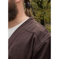 Klappenrock Bjorn, Wikinger Mantel aus Baumwolle, braun