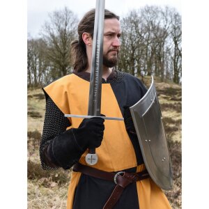Medieval Tabard / Surcoat Eckhart made of cotton, yellow/black