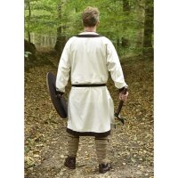 Medieval Tunic Vallentin, made of cotton natural/brown