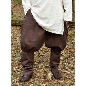 Viking Pants / Rus Pants Olaf, brown, made of cotton