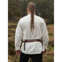 Medieval Shirt Corvin with Lacing, natural-coloured L