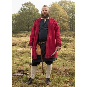 Viking coat Bjorn made of cotton, red S