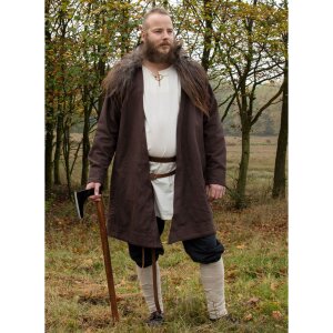 Viking coat Bjorn, brown L