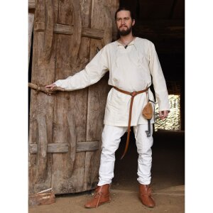 Medieval Hose with Laces, natural-coloured L/XL