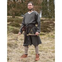 Medieval Kragelund Tunic Askur, long-sleeved, olive green M