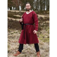 Medieval Kragelund Tunic Askur, long-sleeved, wine red XXL