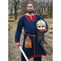 Medieval Tunic Vallentin, blue/red S