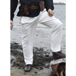 Basic Medieval Pants Hagen, natural-coloured S