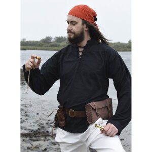 Medieval Shirt Ludwig, black XL