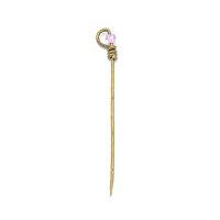 Cloak Pin with glass pearl rose