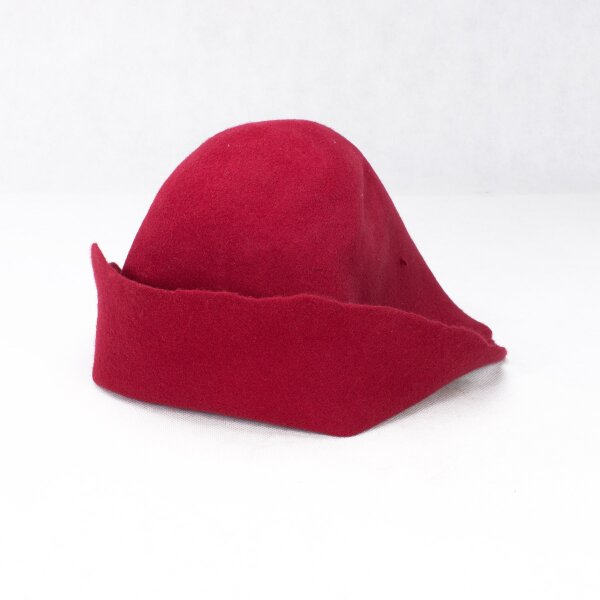 Pilgrim or Felt hat wine red