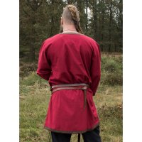 Viking Tunic from Cotton, dark red S