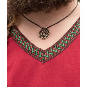 Viking Tunic from Cotton, dark red M