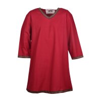 Viking Tunic from Cotton, dark red XXL