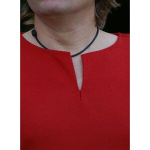 Lange Tunika aus Wolle, rot XL