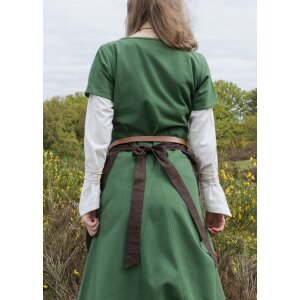 Short sleeve Cotehardie medieval dress Ava green