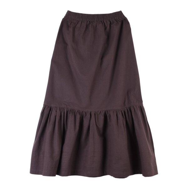 Market-medieval skirt or pirate skirt brown