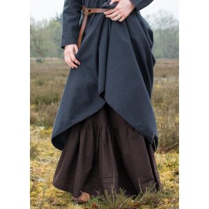 Market-medieval skirt or pirate skirt brown