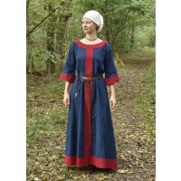 Germanisches Kleid Gudrun Blau/Rot