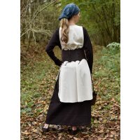 Market medieval bodice belt laced leather brown