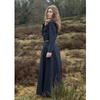 high medieval dress Afra from canvas dark blue size S