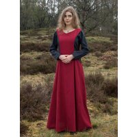 Spätmittelalterliches Überkleid Surcot Andra Rot Größe L/XL