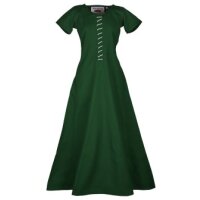 Short sleeve Cotehardie medieval dress Ava green