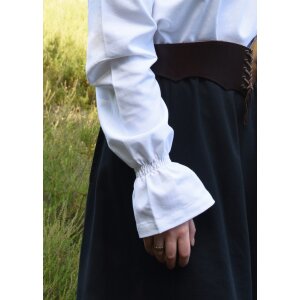 Market-medieval blouse or pirate blouse Carmen white size M