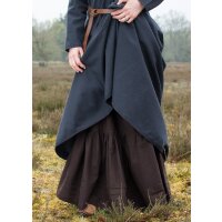 Market-medieval skirt or pirate skirt brown size L