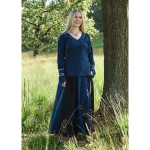 Market-Medieval Blouse Aila Laced blue size L