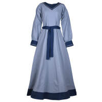 Viking dress Jona bluegrey/blue size M